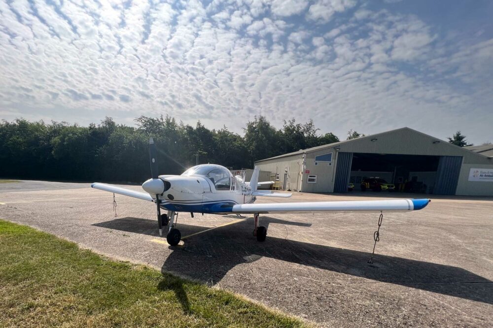 Robin HR200 aircraft at Anglian Flight Centre