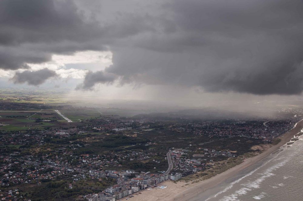 Flying bad weather