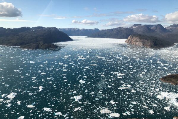 Flying up the 'wrong' fjord