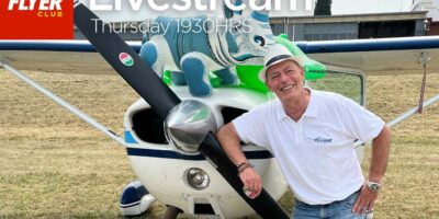 Riccardo on the FLYER Livestream to talk about flying in Italy