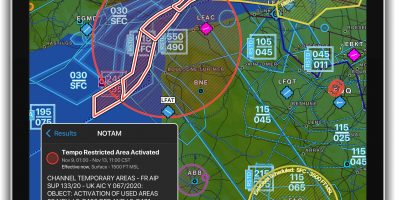 Garmin Pilot graphic notam