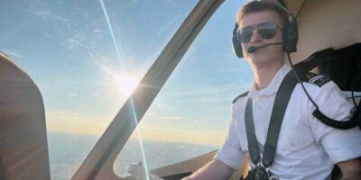 Living the dream! Helicentre pilot David