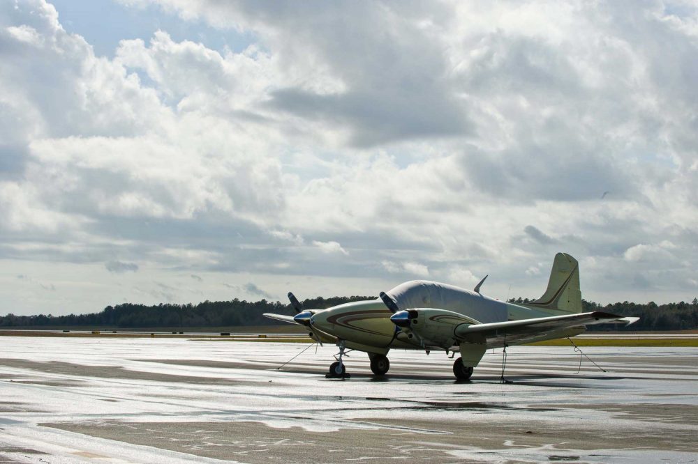 aircraft parked
