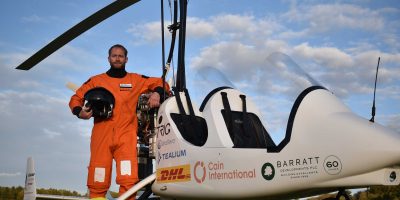James Ketchell gyrocopter