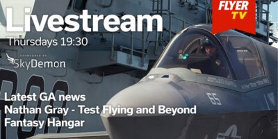 Former test pilot Nathan Gray on the FLYER Livestream