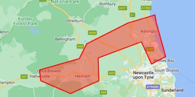 Northumbria danger area