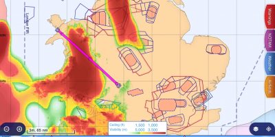 SkyDemon flyable weather