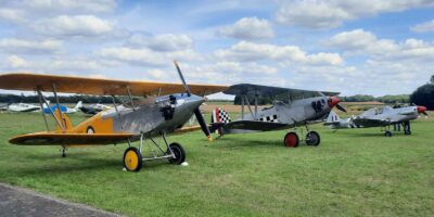 Vintage Aircraft Club aircraft are usually taildraggers (with a skid) or tailwheel. Photo: VAC